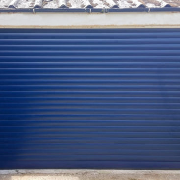 SWS SeceuroGlide Roller Garage Door in Navy Blue