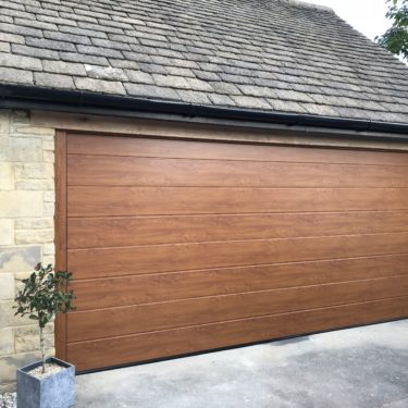 Hormann M-ribbed sectional garage door