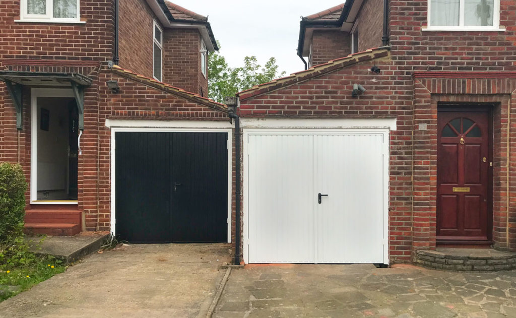 2 x Garador Carlton Side-Hinged Garage Doors