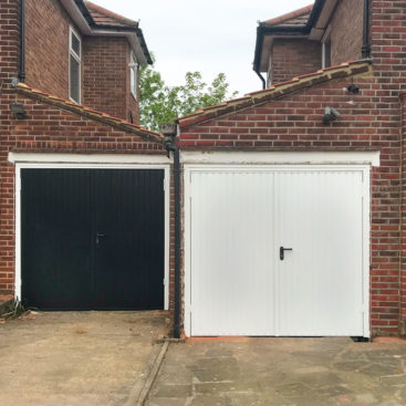 2 x Garador Carlton Side-Hinged Garage Doors