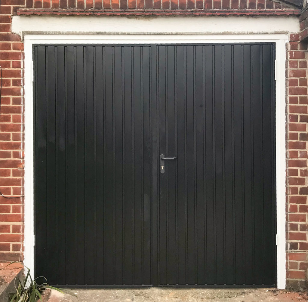 Garador Carlton, Side-Hinged Garage Door in Black