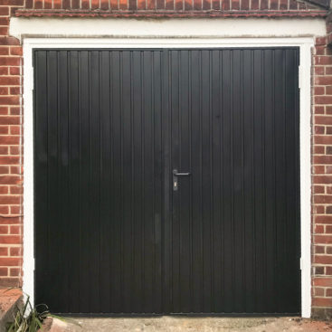 Garador Carlton, Side-Hinged Garage Door in Black