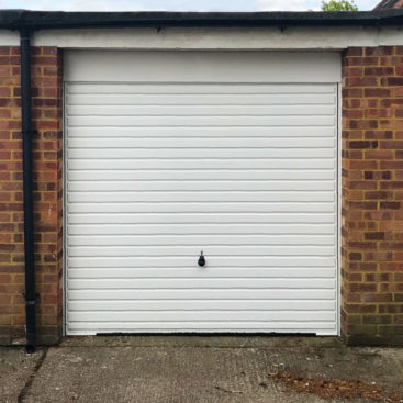 A Hormann 2002, H-Ribbed, Canopy Garage Door