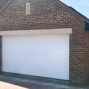 Hormann LPU42 Sectional Garage Door in White