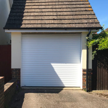 An SWS Seceuroglide Classic Roller Garage Door