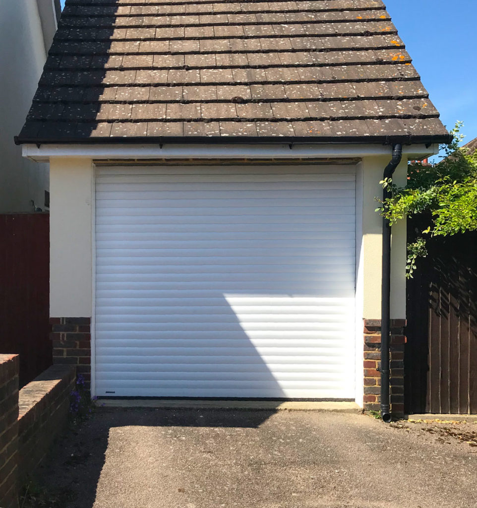 An SWS Seceuroglide Classic Roller Garage Door