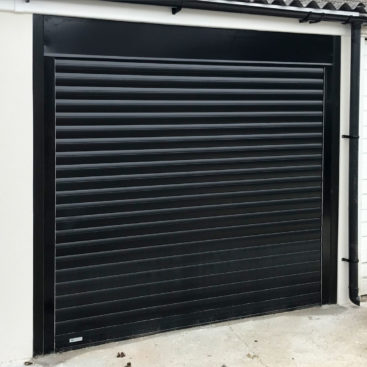 Seceuroglide Classic Roller Garage Door in black
