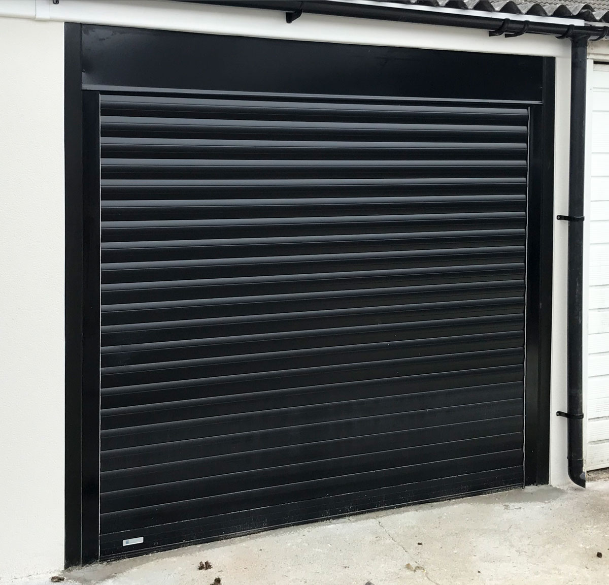 Seceuroglide Classic Roller Garage Door in black