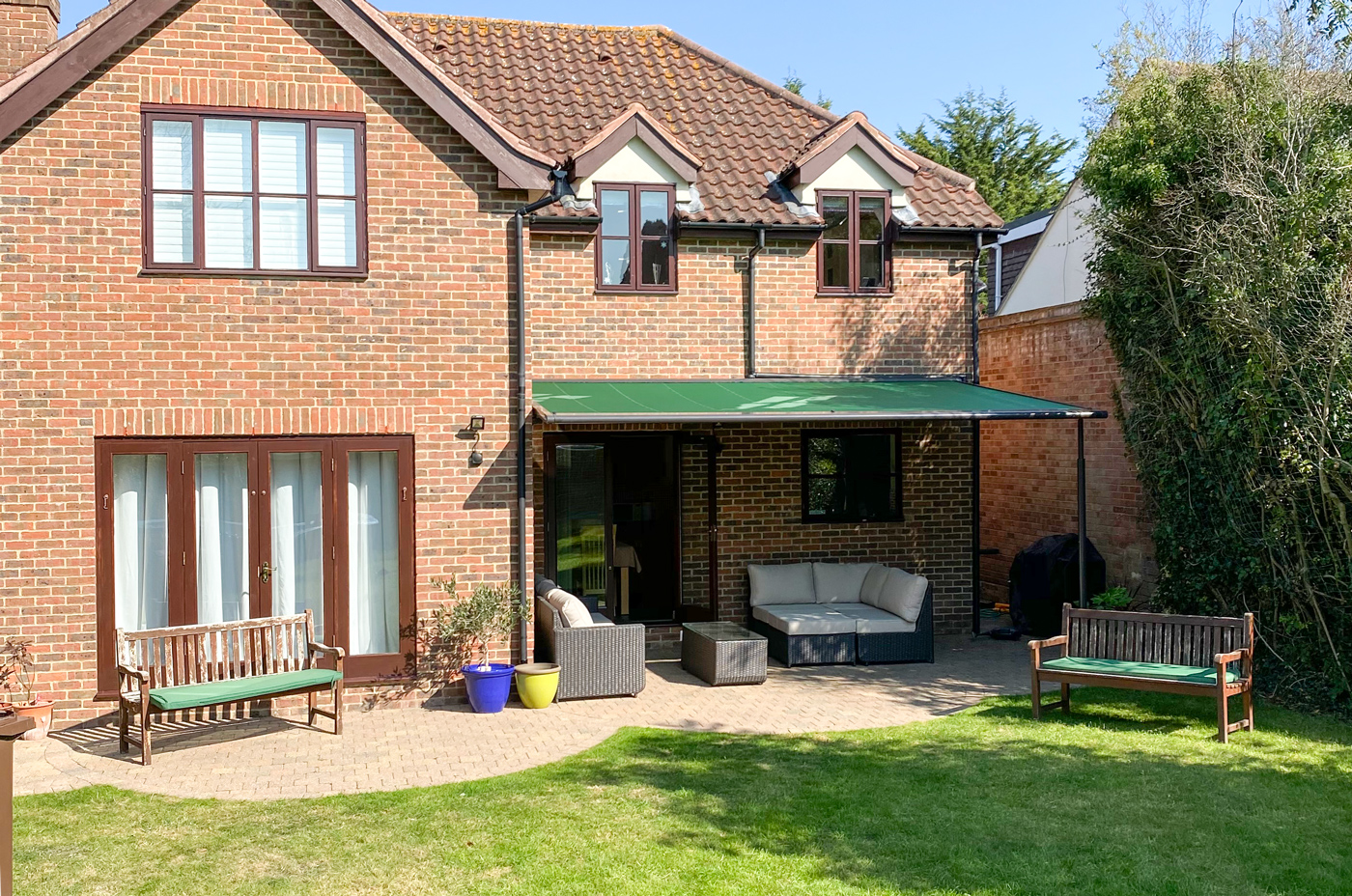 Markilux Fully Automated Pergola Finished in Green