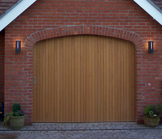 Round the Corner Sliding Garage Door