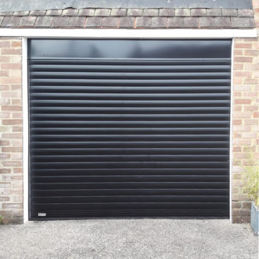 SWS SeceuroGlide Insulated Roller Garage Door Finished in Black