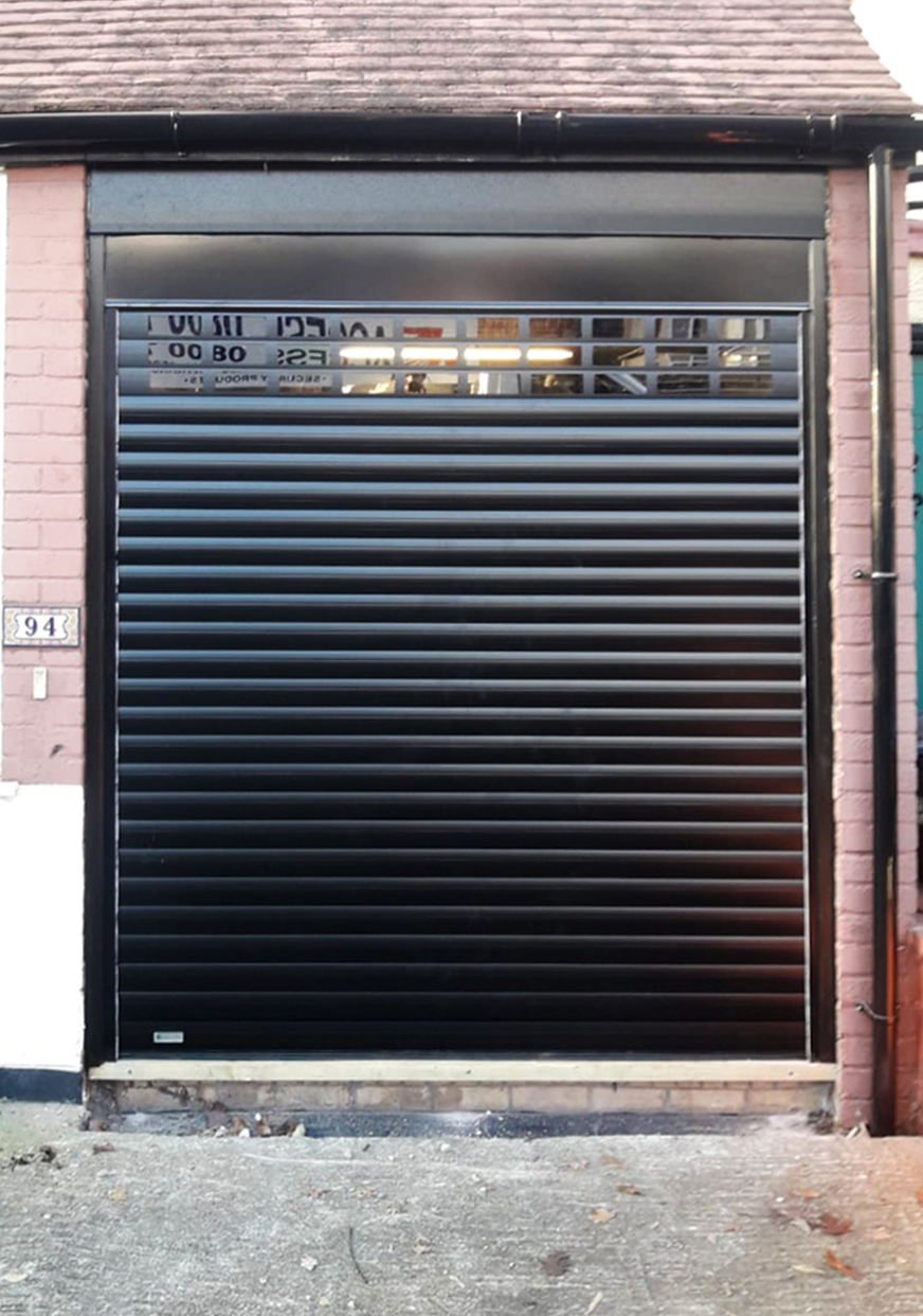 SWS SeceuroGlide Insulated Roller Garage Door Finished in Black