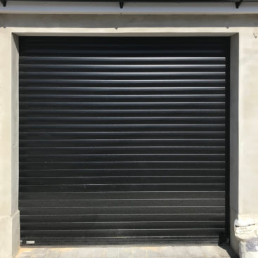 SWS SeceuroGlide Insulated Roller Garage Doors Finished in Black