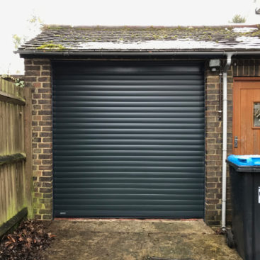 SWS SeceuroGlide Insulated Roller Garage Door Finished in Anthracite Grey