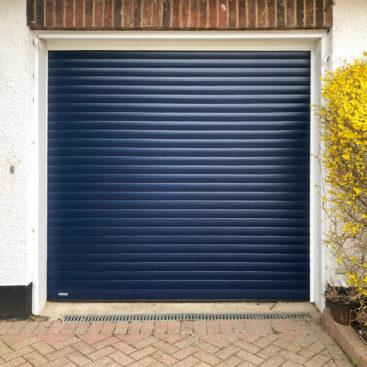 SWS Seceuroglide Classic Roller Garage Door in Navy Blue