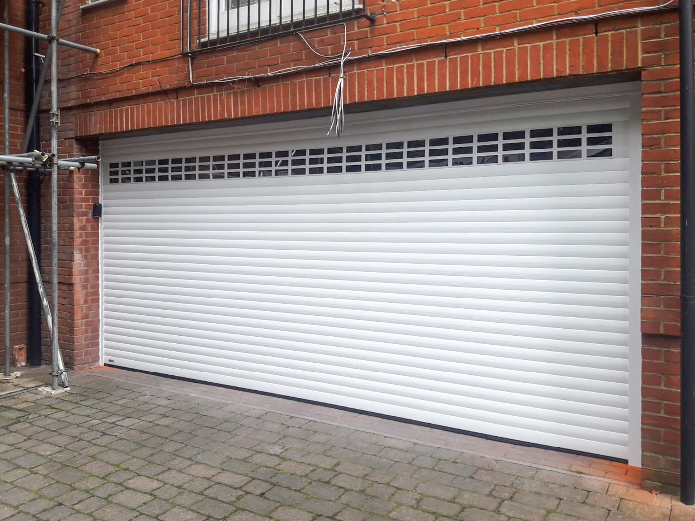 SWS SeceuroGlide Double Insulated Roller Garage Door Finished in White