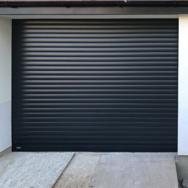 SWS SeceuroGlide Excel Roller Garage Door Finished in Black Grey