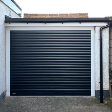 SWS SeceuroGlide Excel Roller Garage Door Finished in Black