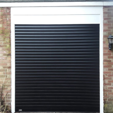 SWS SeceuroGlide Insulated Roller Garage Door Finished in Black