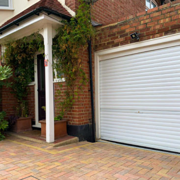 SWS SeceuroGlide Manual Roller Garage Door Finished in White