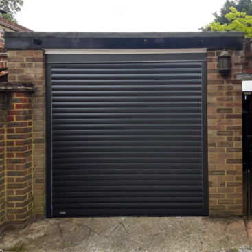 SWS SeceuroGlide Insulated Roller Garage Door Finished in Black