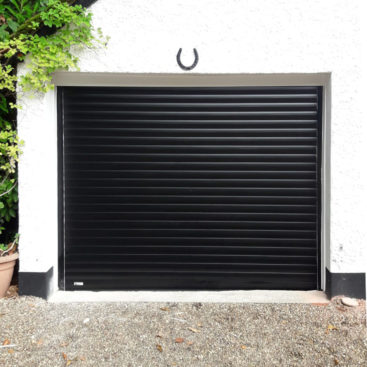 SWS Classic Insulated Roller Garage Door in Black