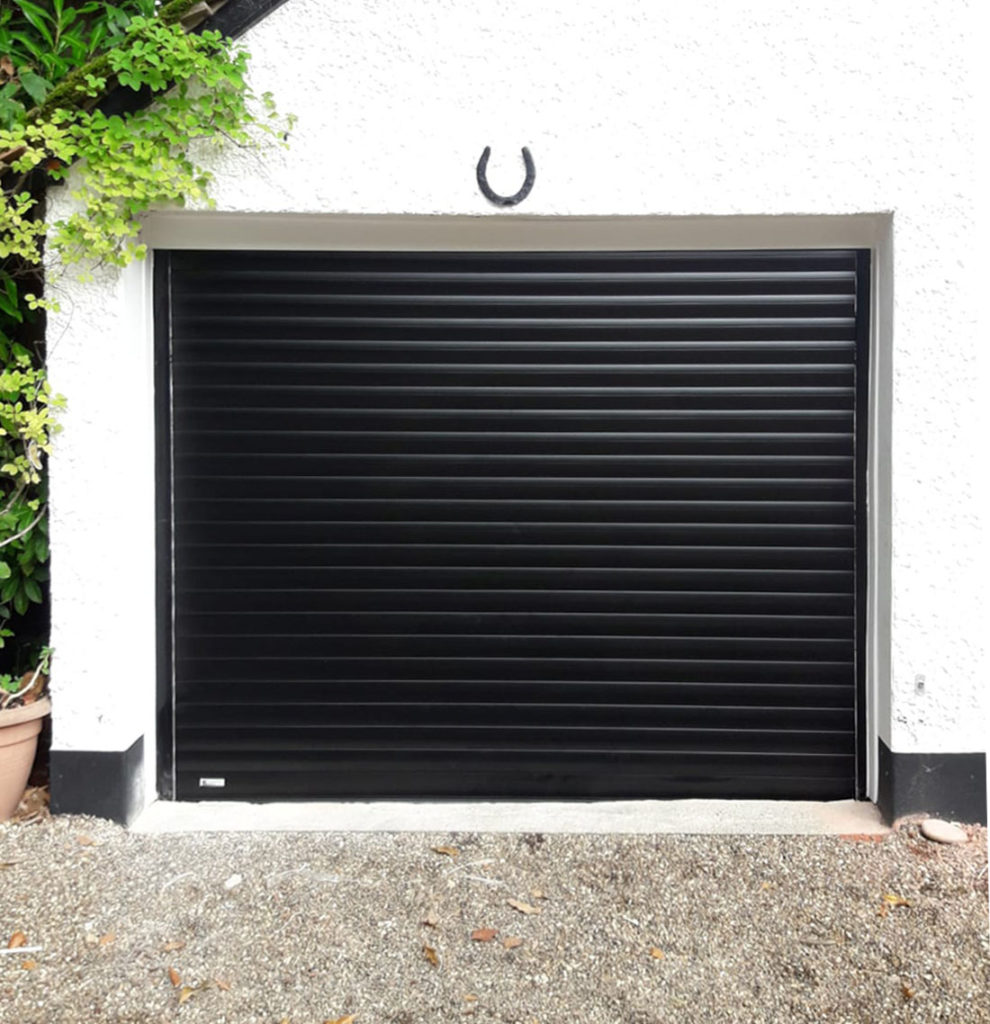 SWS Classic Insulated Roller Garage Door in Black