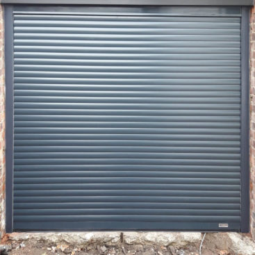 SWS SeceuroGlide Compact Roller Garage Door Finished in Anthracite Grey & Installed In Shirley By Our Croydon Branch.