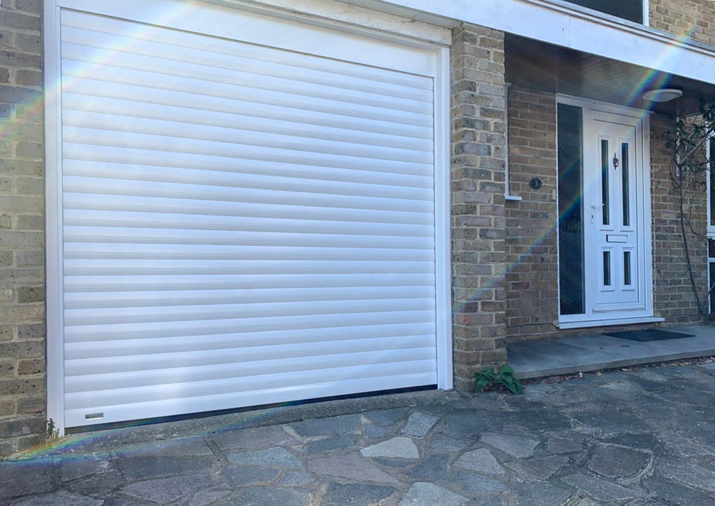 SWS SeceuroGlide Original Insulated Roller Garage Door Finished in White