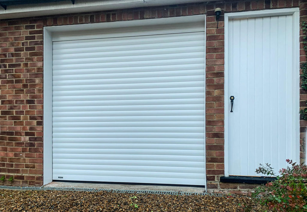 SWS SeceuroGlide Insulated Roller Garage Door Finished in White