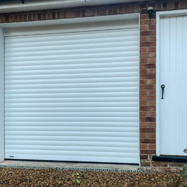 SWS SeceuroGlide Insulated Roller Garage Door Finished in White