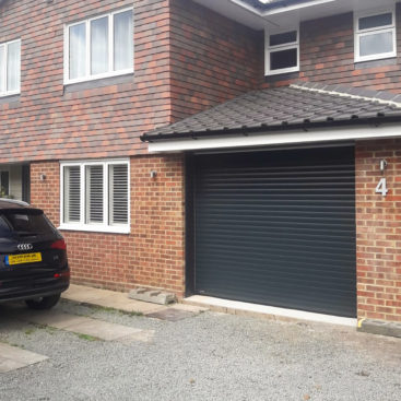 SWS Seceuroglide Roller Garage door in Anthracite Grey