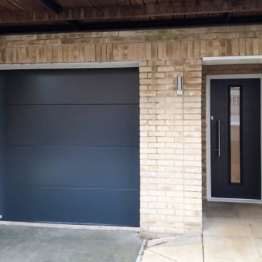 SWS Elite Sectional Garage Door & Truedor Kadinsky Entrance Door