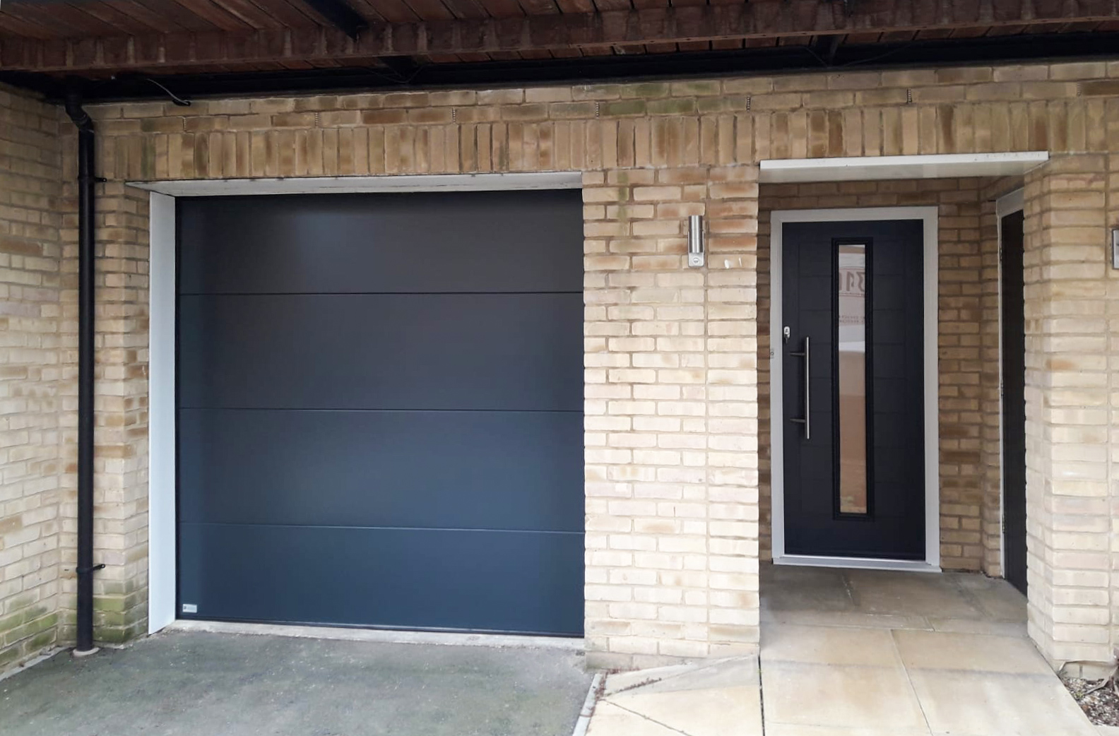 SWS Elite Sectional Garage Door & Truedor Kadinsky Entrance Door