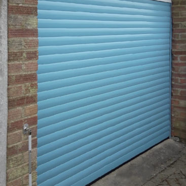 An SWS SeceuroGlide Classic, Insulated, Roller Garage Door