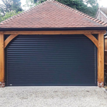 SWS SeceuroGlide Roller Garage Door in Anthracite Grey