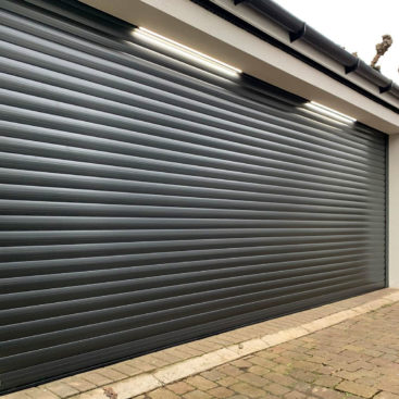 SWS Seceuroglide Classic Roller Garage door in Graphite