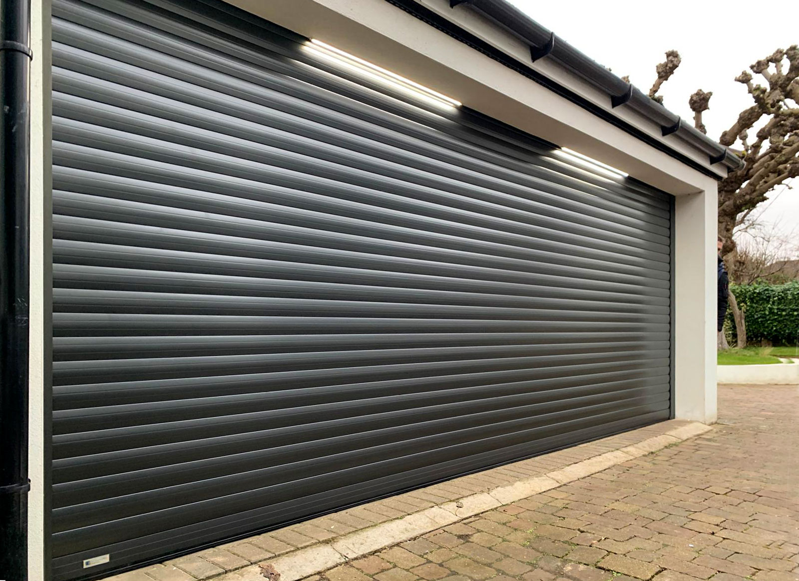 SWS Seceuroglide Classic Roller Garage door in Graphite