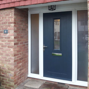 Truedor TR1W Turner Composite Front Door in Anthracite Grey