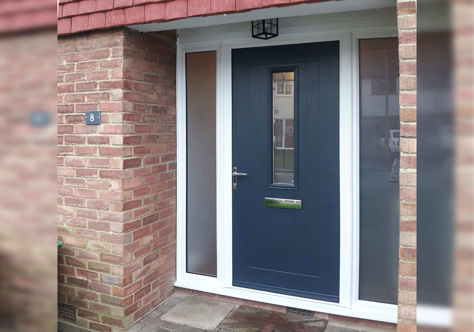 Truedor TR1W Turner Composite Front Door in Anthracite Grey