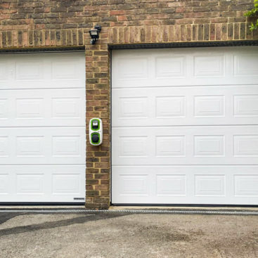 Hormann LPU42 Panelled Insulated Sectional Garage Doors in White