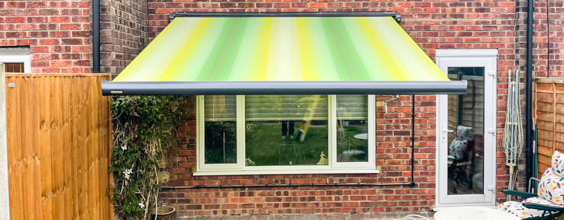 Markilux 990 Manual Awning in Metallic Anthracite Grey