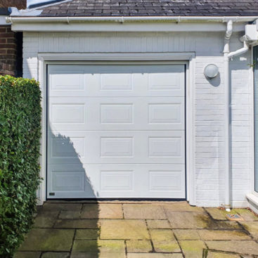 SWS Elite Georgian Insulated Sectional Garage Door in White