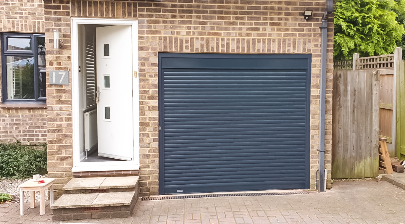 SWS SeceuroGlide Copact Roller Garage Door in Anthracite Grey