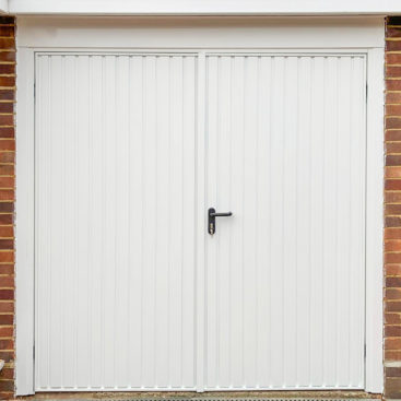 Garador Carlton Steel Side Hinged Garage Door in White