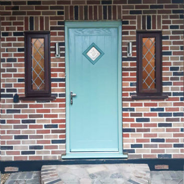 Truedor TR1L turner Composite Entrance Door in Chartwell Green