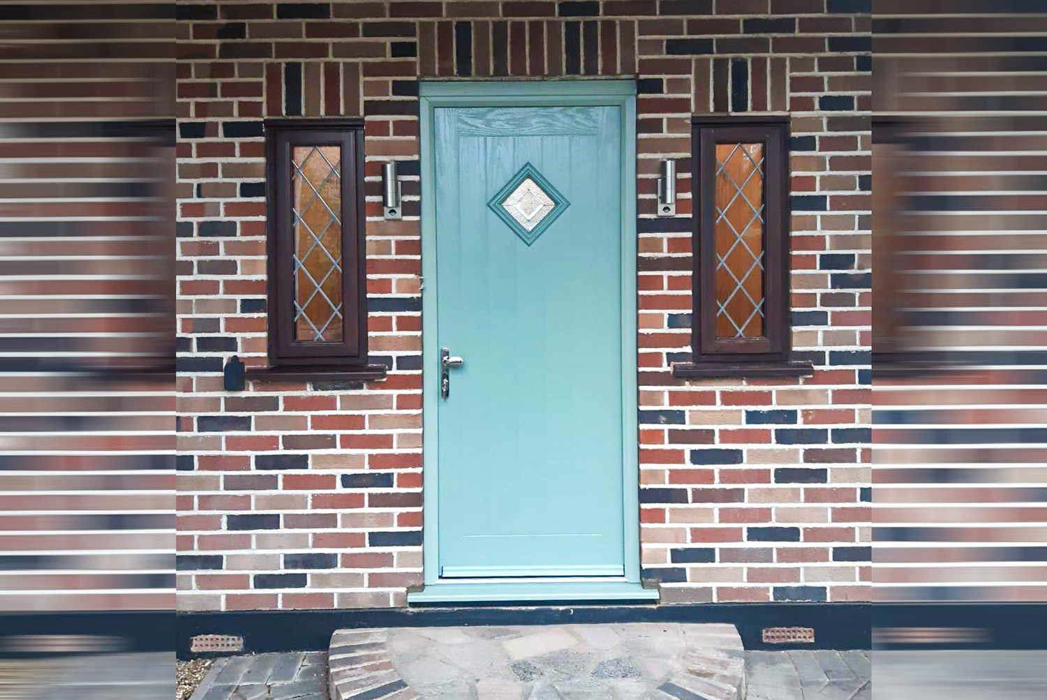 Truedor TR1L turner Composite Entrance Door in Chartwell Green