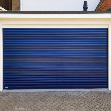 SeceuroGlide Original Insulated Roller Garage Door in Navy Blue