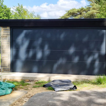 SeceuroGlide Elite Insulated Sectional garage Door in Anthracite Grey