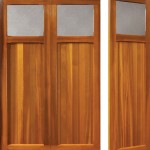 WOODEN SIDE HINGED GARAGE DOORS